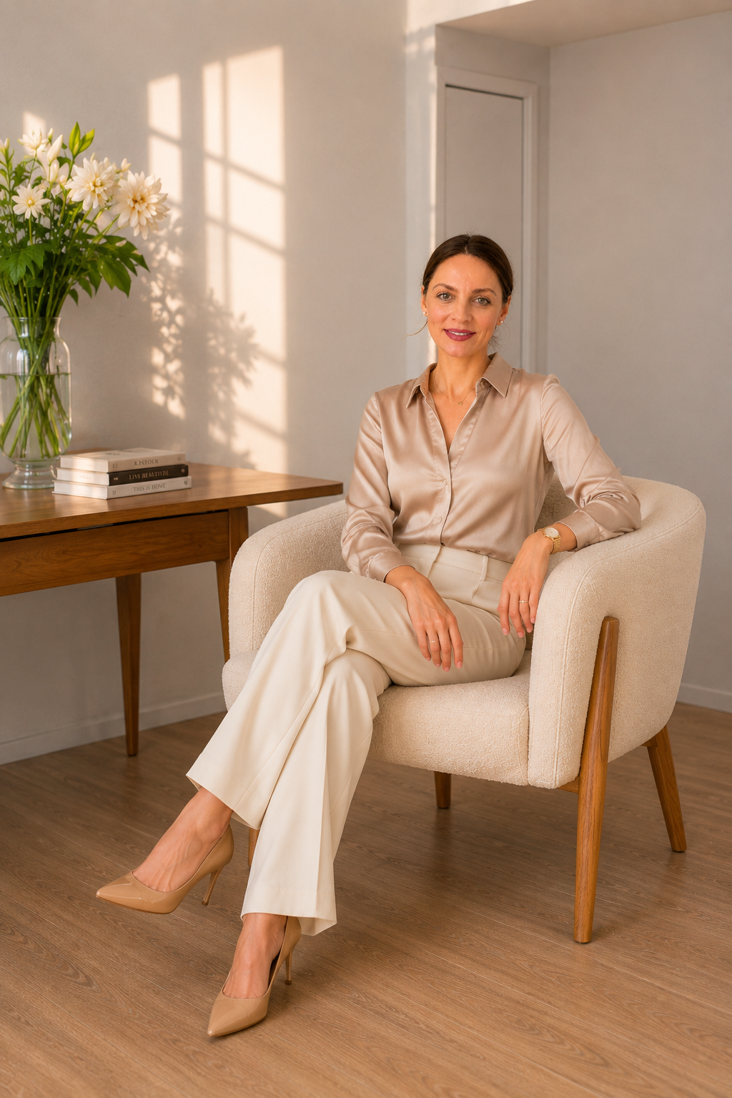 Portrait of Ivelina, founder of Beyond Employment